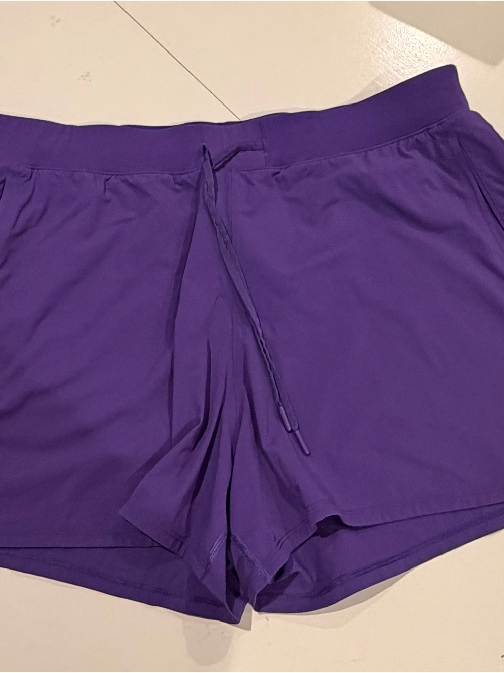 Purple LuLu Drawstring Shorts